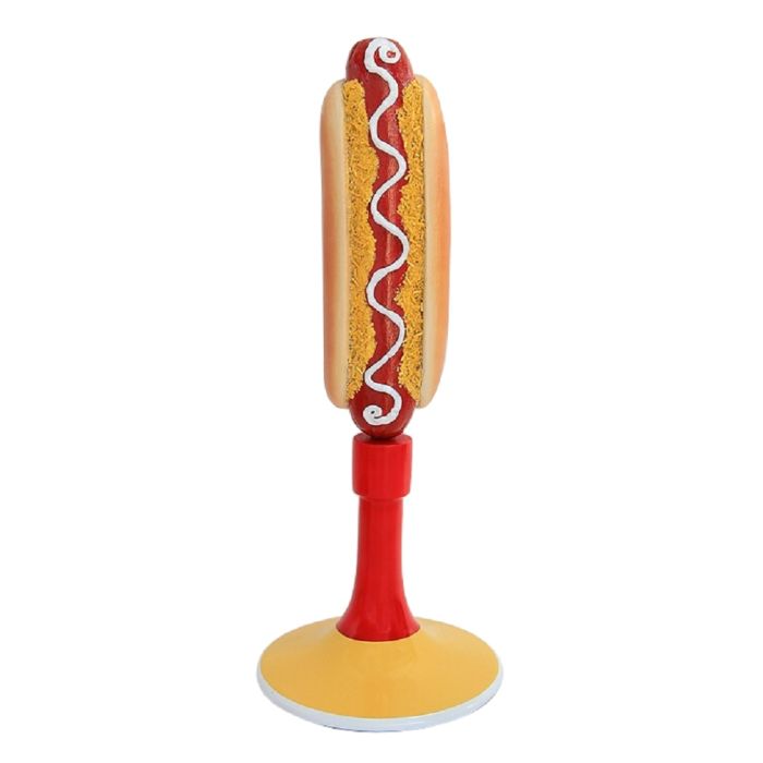Hotdog mit Ständer vergrößert Deko- & Werbefigur