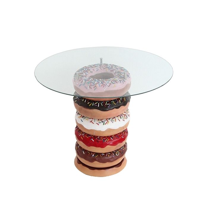 Donuttisch mit großer Fläche vergrößert Tisch