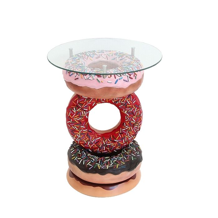 Donuttisch mit kleiner Fläche vergrößert Tisch