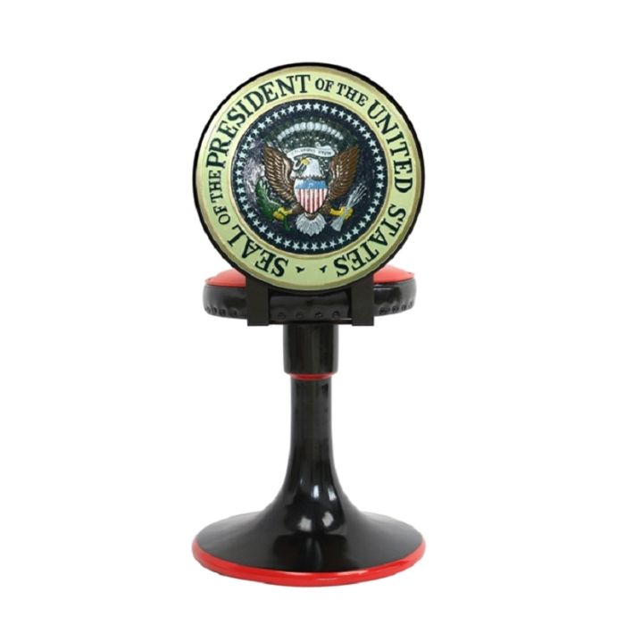 President of the US Stuhl lebensgroß Sitzmöglichkeit