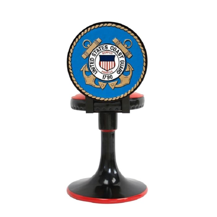 US Coast Guard Stuhl lebensgroß Sitzmöglichkeit