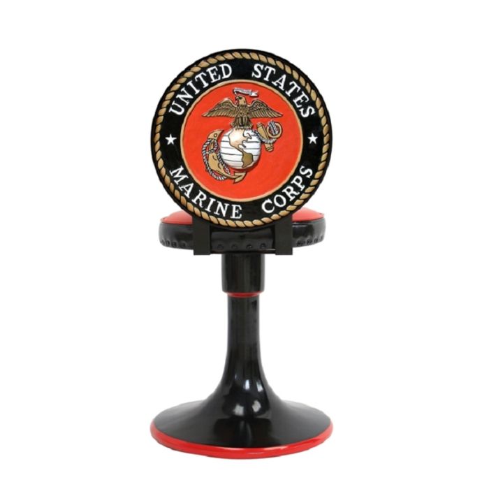US Marine Corps Stuhl lebensgroß Sitzmöglichkeit
