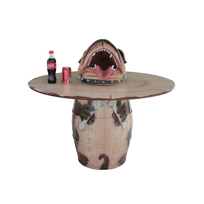 Bulldogtisch lebensgroß Tisch