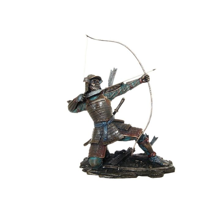 Samurai mit Bogen lebensgroß Deko- & Werbefigur