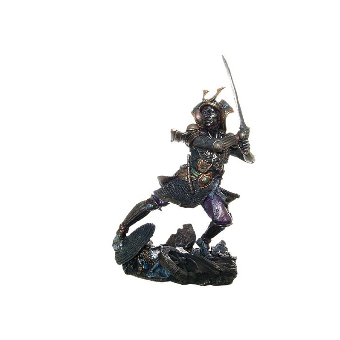 Samurai mit Schwert links lebensgroß Deko- & Werbefigur