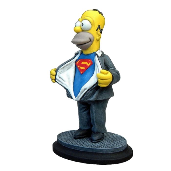 Homer Simpson Superman lebensgroß Deko- & Werbefigur