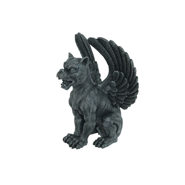 Gargoyle mit Hundekopf lebensgroß Dekorationsfigur