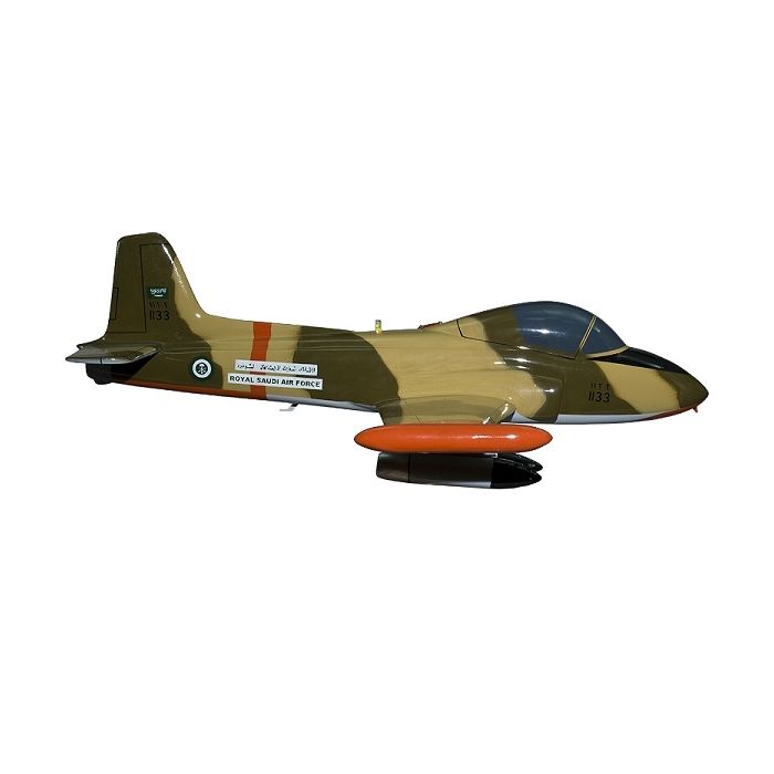 Flugzeug BAC 167 Strikemaster verkleinert Deko- & Werbefigur