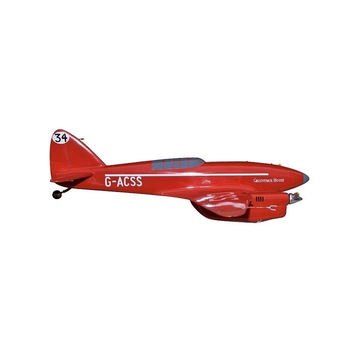 Flugzeug De Havilland DH88 Comet verkleinert Deko- & Werbefigur