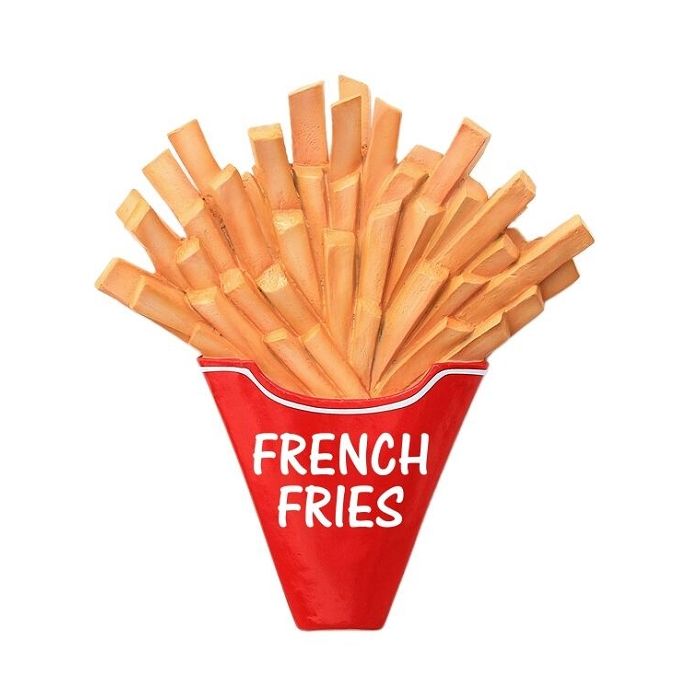Pommes für Wand vergrößert Deko- & Werbefigur