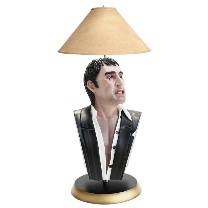 Gangster Al Pacino Scarface Lampe lebensgroß Beleuchtung