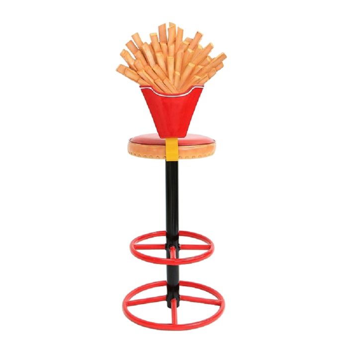 Pommes Barhocker vergrößert Sitzmöglichkeit