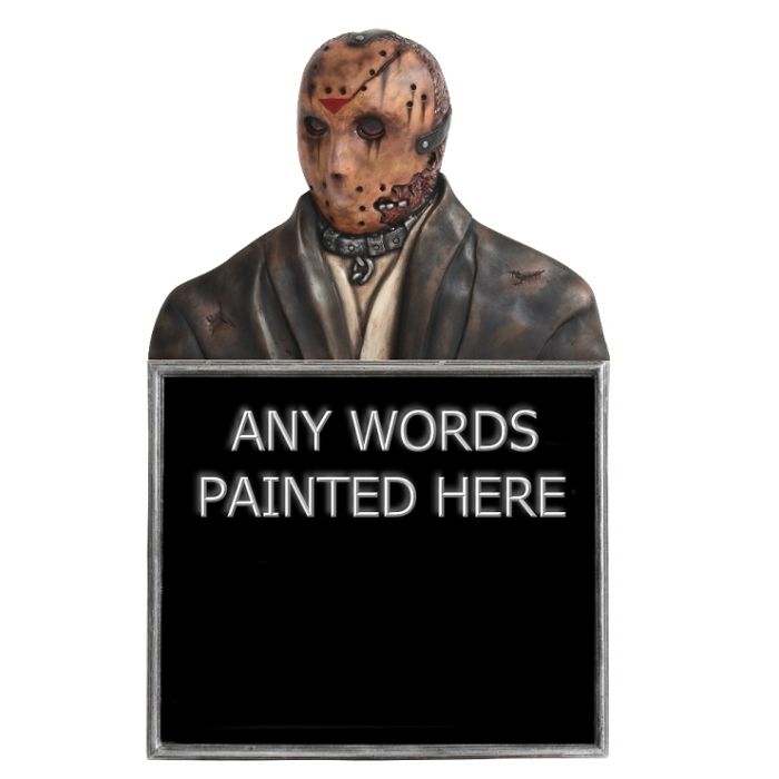 Monster Jason Voorhees Büste Angebotstafel lebensgroß Angebotstafel