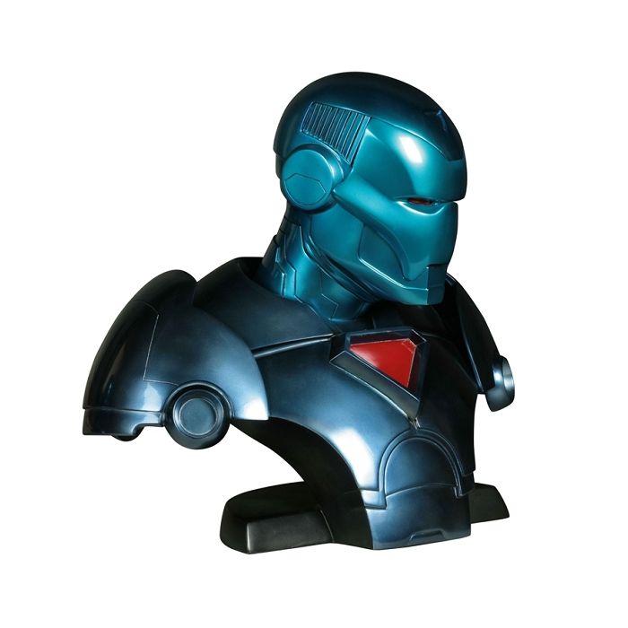Iron Man blau Büste lebensgroß Dekorationsfigur