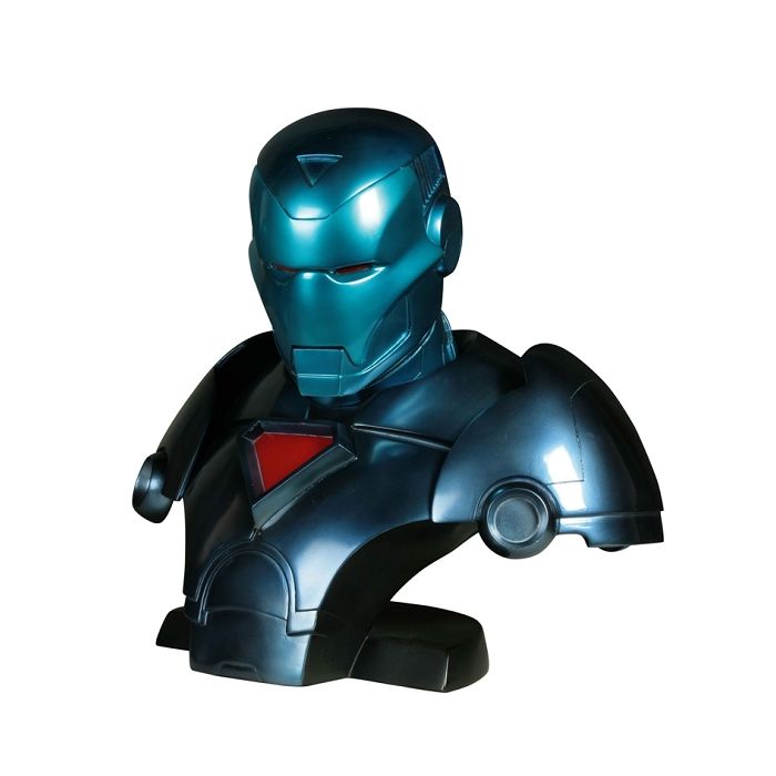 Iron Man blau Büste lebensgroß Dekorationsfigur
