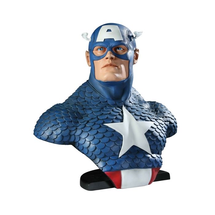 Captain Amerika Büste lebensgroß Dekorationsfigur