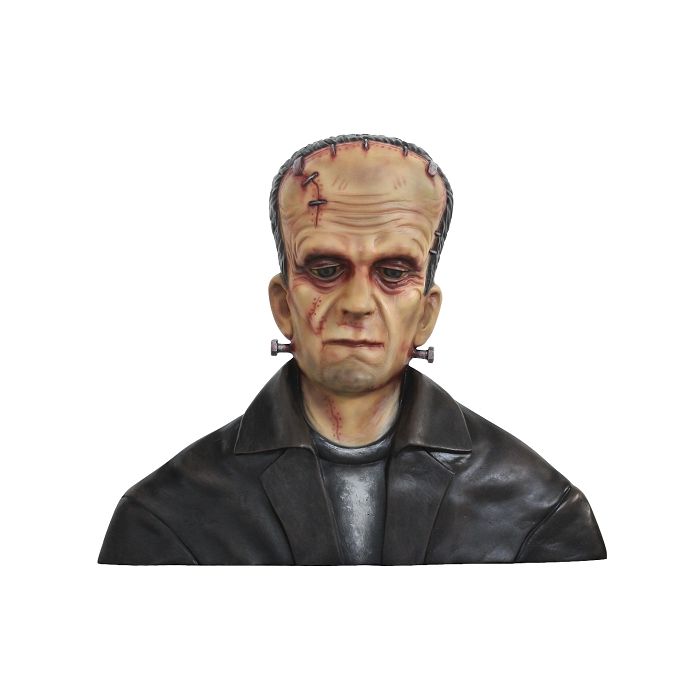 Monster Frankenstein Büste für für Wand lebensgroß Dekoköpfe & Büsten