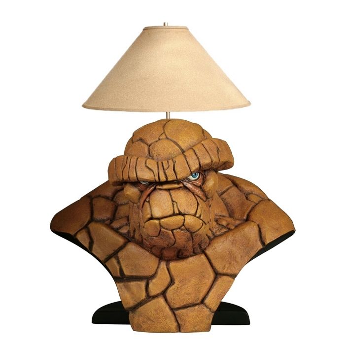 Das Ding Fantastischen 4 Lampe lebensgroß Beleuchtung