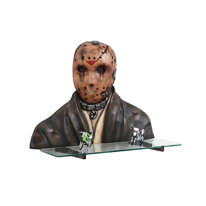Monster Jason Voorhees Wandregal lebensgroß Ablagemöglichkeit