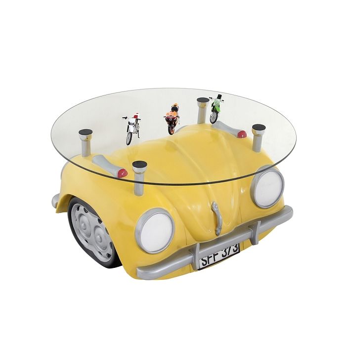 Tisch VW Gelb  verkleinert Tisch