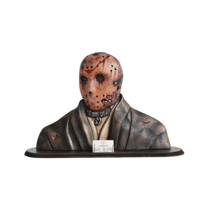 Monster Jason Voorhees Büste Visitenkartenhalter lebensgroß Visitenkartenhalter