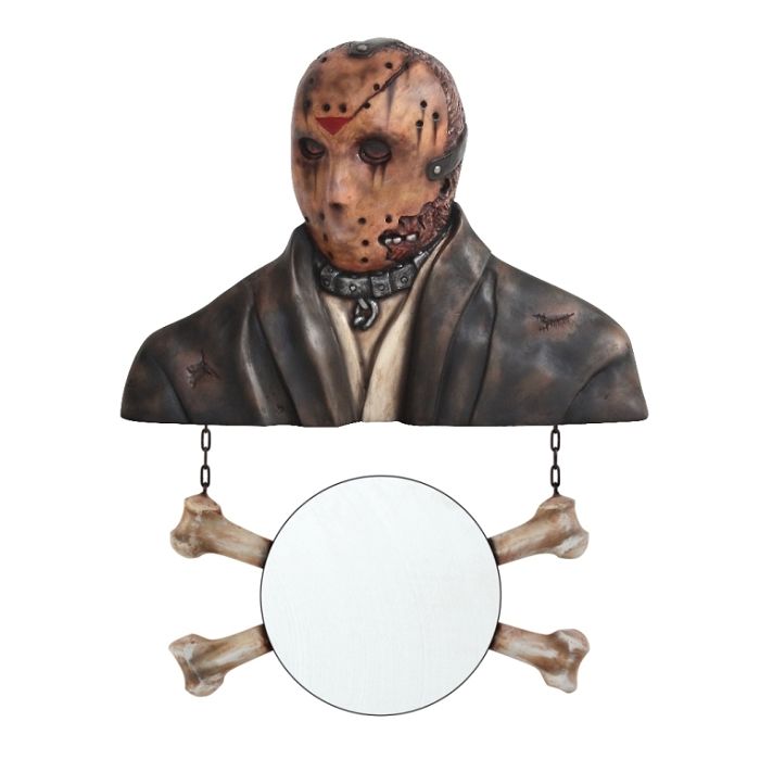 Monster Jason Voorhees Spiegel mit Knochen lebensgroß Spiegel