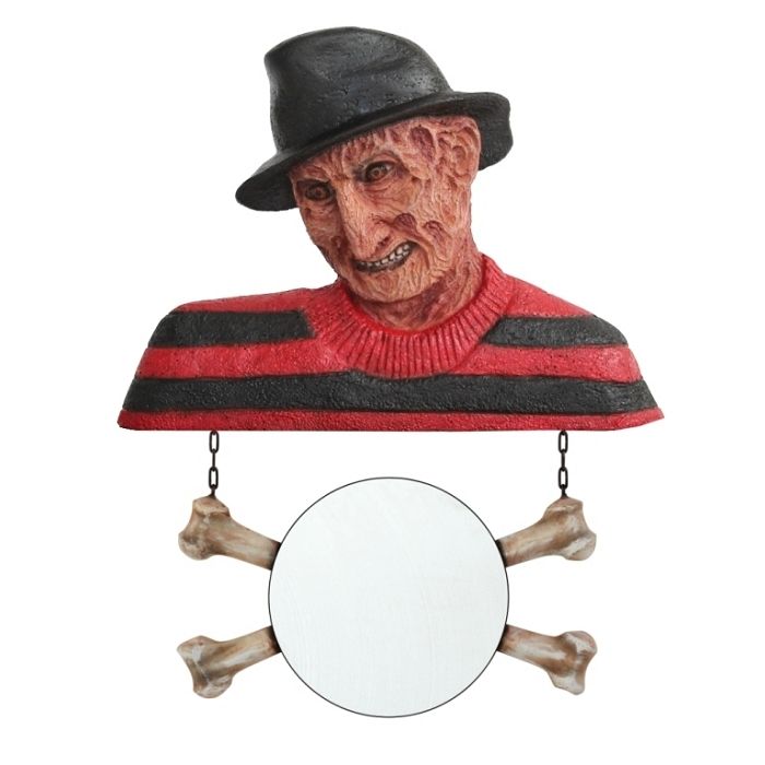 Monster Freddy Krüger Spiegel mit Knochen lebensgroß Spiegel