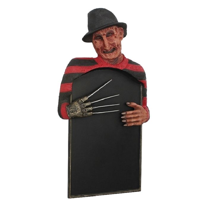 Monster Freddy Krüger Angebotstafel für Wand lebensgroß Angebotstafel