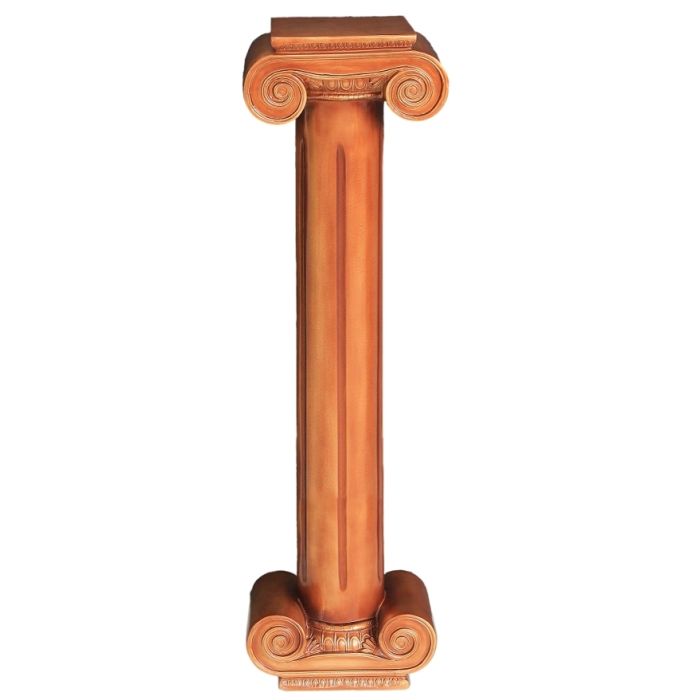 Säule Gold groß lebensgroß Säule