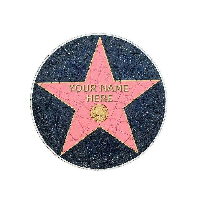 Walk of Fame Fließe mit Namen lebensgroß Dekorationsfigur