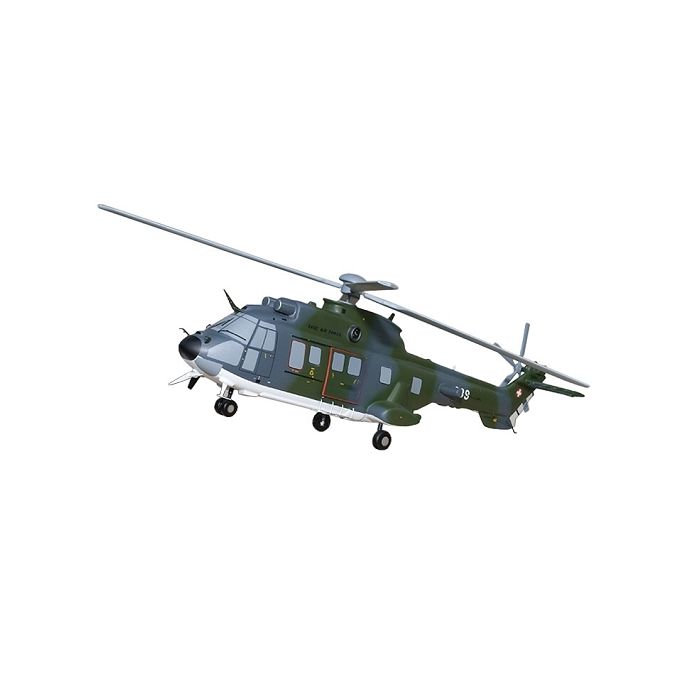 Helicopter Aerospatiale AS 532UL Cougar Swiss Air Force verkleinert Deko- & Werbefigur