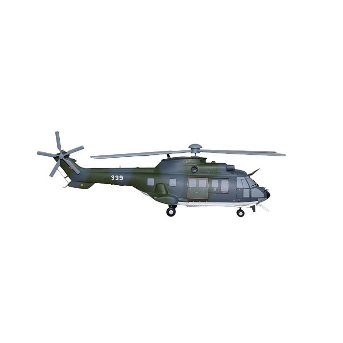 Helicopter Aerospatiale AS 532UL Cougar Swiss Air Force verkleinert Deko- & Werbefigur