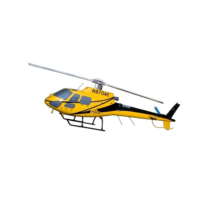 Helicopter Aerospatiale AS 350 verkleinert Deko- & Werbefigur