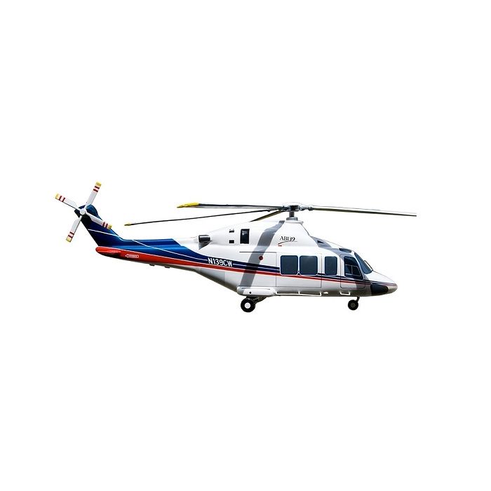 Helicopter Agusta SPA AB 139 Chevron USA verkleinert Deko- & Werbefigur