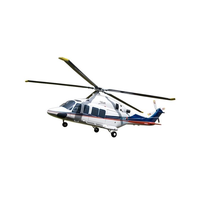Helicopter Agusta SPA AB 139 Chevron USA verkleinert Deko- & Werbefigur