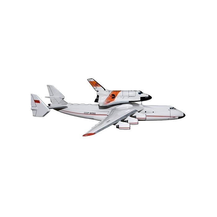 Flugzeug Antonov AN225 und Moonraker Shuttle verkleinert Deko- & Werbefigur