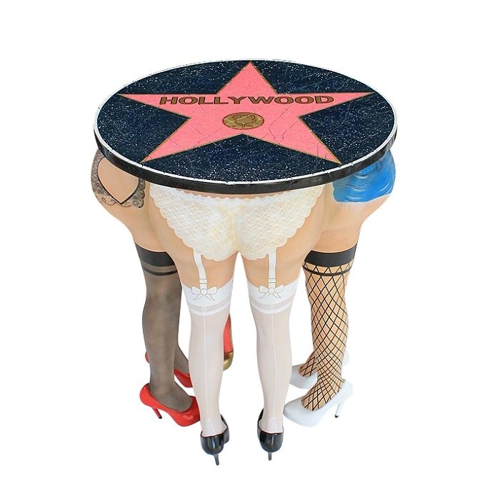 Frauenbeine Tisch Hollywood lebensgroß Tisch