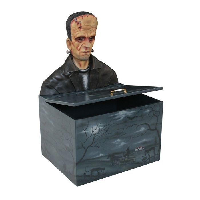 Monster Frankenstein Spielzeugkiste lebensgroß Aufbewahrung