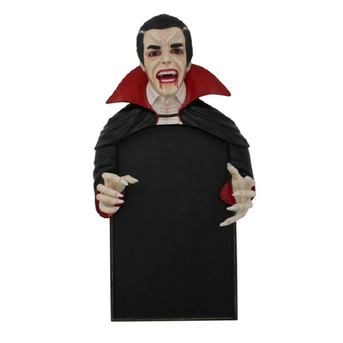 Dracula Angebotstafel für Wand lebensgroß Angebotstafel