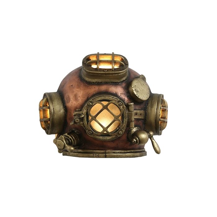 Taucherhelm Lampe für für Wand lebensgroß Beleuchtung