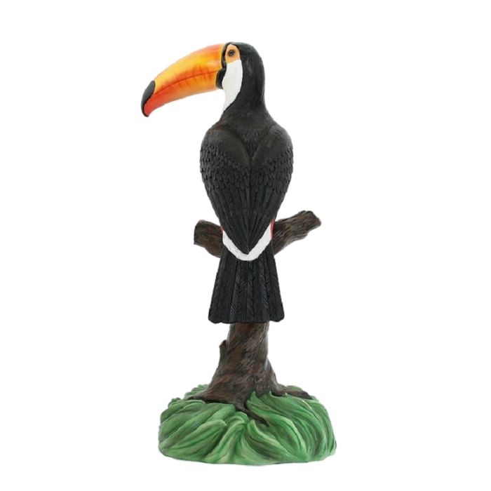 Tukan auf Baum lebensgroß Dekorationsfigur