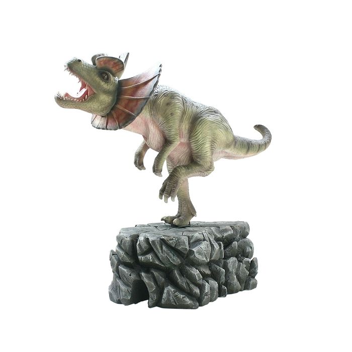 Dinosaurier Dilophosaurus lebensgroß Minigolf