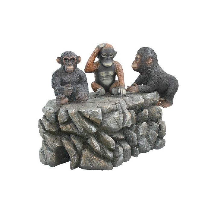 BabyAffe, BabyGorilla und BabyOranguten lebensgroß Minigolf