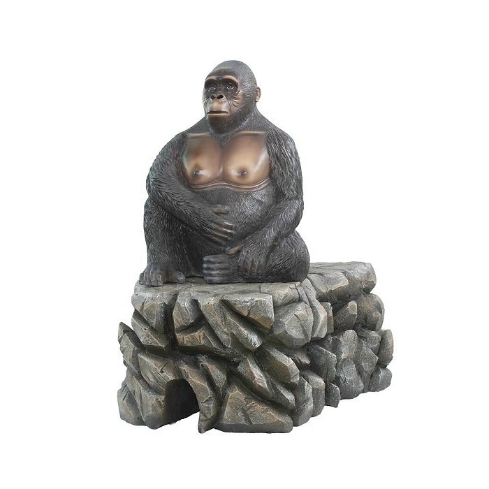 Gorilla sitzend lebensgroß Minigolf