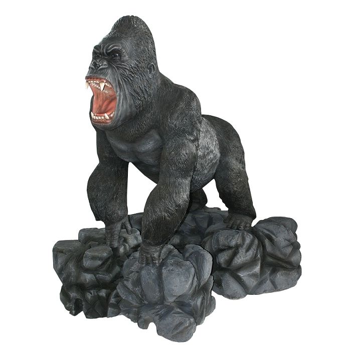 Gorilla wütend lebensgroß Minigolf