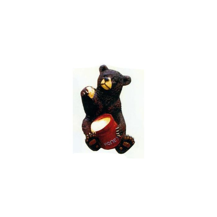 Braunbär mit Honigtopf verkleinert Dekorationsfigur