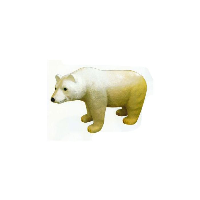 großer stehender Eisbär verkleinert Deko- & Werbefigur