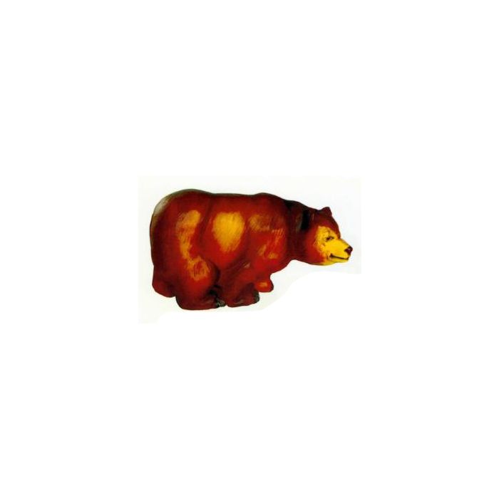 kleiner Braunbär stehend verkleinert Dekorationsfigur