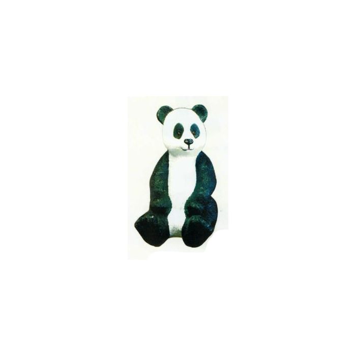Pandabär sitzend lebensgroß Dekorationsfigur