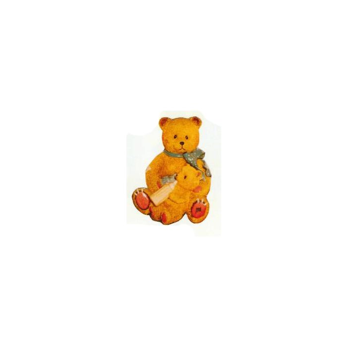 Teddybär mit Kind im Arm lebensgroß Dekorationsfigur